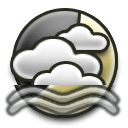 Partly cloudy Moderate fog