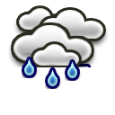 Cloudy Moderate rain
