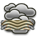 Cloudy Moderate fog